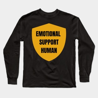 Emotional support human Long Sleeve T-Shirt